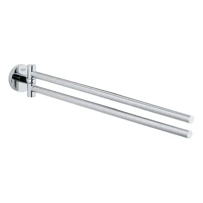 GROHE Essentials Double Towel Bar, mm, StarLight Chrome Finish