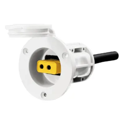 Cannon Flush Mount Power Port - White