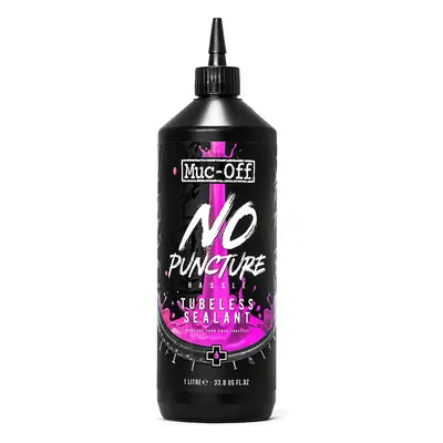 Muc-Off No Puncture Hassle Tubeless Sealant, Litre - Advanced Bicycle Tyre Sealant With UV Trace