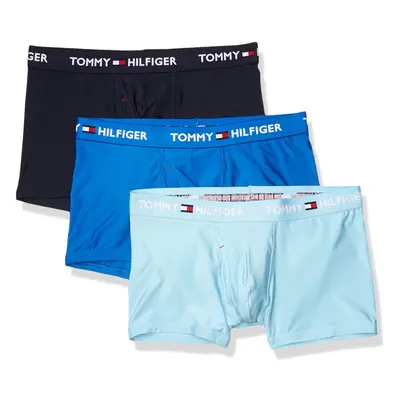 Tommy Hilfiger mens Underwear Everyday Micro Multipack Trunks Blue Mu