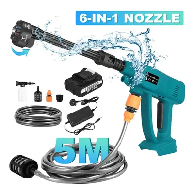 (High Pressure Washer+1*3.0Ah battery and Charger) Cordless Portable Pressure Washer