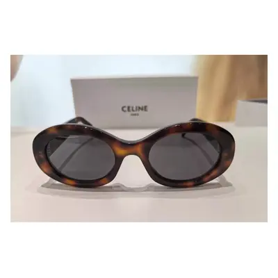 Celine CL40194U Triomphe Oval Women's Sunglasses 52-22-145