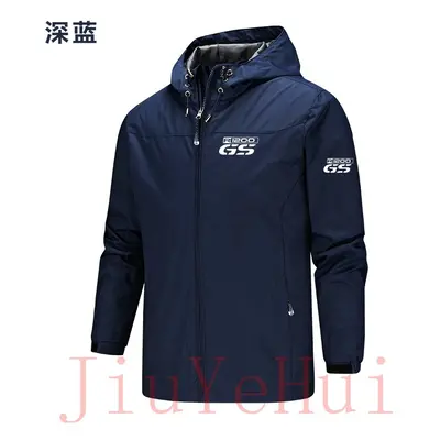 (Navy Blue, 2XL) GS R1200 Men Windproof Sweatshirts Motorcycle R GS Hooded M3 M5 Hoodies X5 X6 C