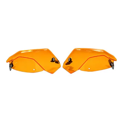 (Orange) Motorcycle Handguard Windscreen Deflector HandShield Handguard Hand Guard