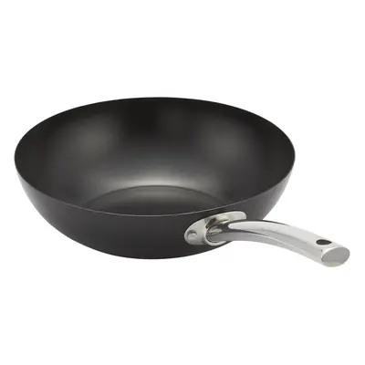 Judge Essentials Stir Fry Wok, 28cm - Non Stick & Carbon Steel Pan with Stainless Steel Handle