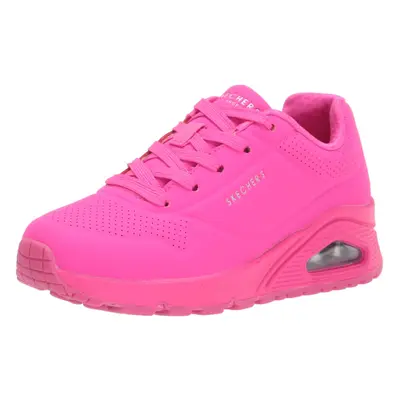 Skechers girls Uno - Night Shades Sneaker Hot Pink Little Kid US