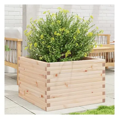 vidaXL Garden Planter 70x70x46 cm Solid Wood Pine