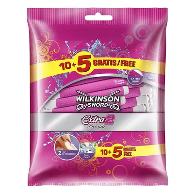 Wilkinson Sword Extra Beauty - 2-Blade Disposable Razors for Women