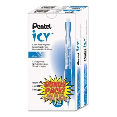 Pentel Automatic Pencils 0.7mm Refillable 24/Pack Blue AL27TCSWSPR