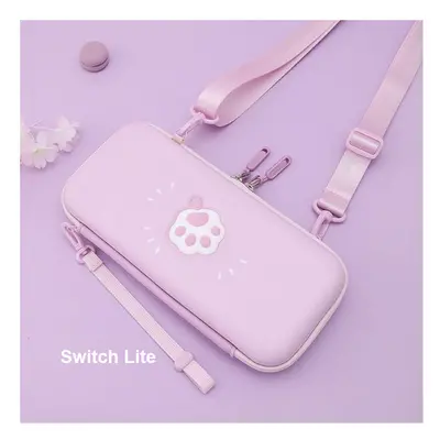 (Purple switch lite) Portable Hard Shell Case for Nintend Switch Lite Carrying Storage Bag for N