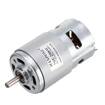 (288W) Motor DC 12V 24V 180/288W DC Motor Large Torque High Power DC Motor Double Ball Bearing S