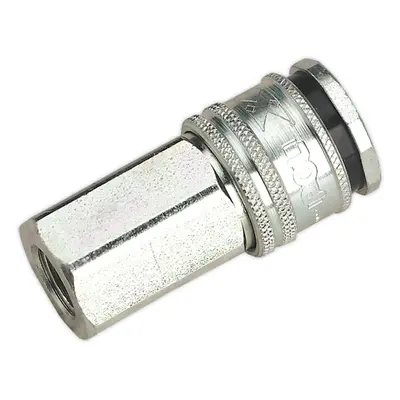 1/4" BSP Female Coupling Body - psi Free Airflow Rate - Hardened Steel