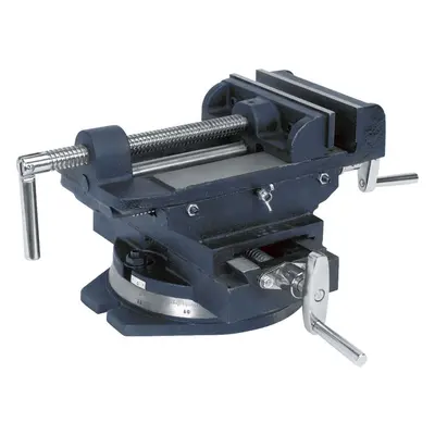 Compound Cross Vice - 150mm Steel Jaws - Swivel Base - Drilling & Milling Vice