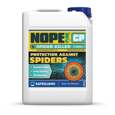 (5L) NOPE Spider Killer Spray Repellent - Kills on Contact. For all types of Spiders. Odourless 