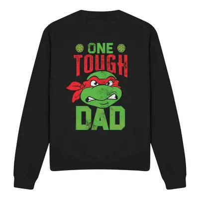 (L, Black) Teenage Mutant Ninja Turtles Unisex Adult One Tough Dad Fathers Day Sweatshirt