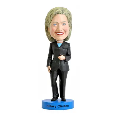 Royal Bobbles Hillary Clinton Bobblehead Premium Polyresin Lifelike Figure Unique Serial Number 