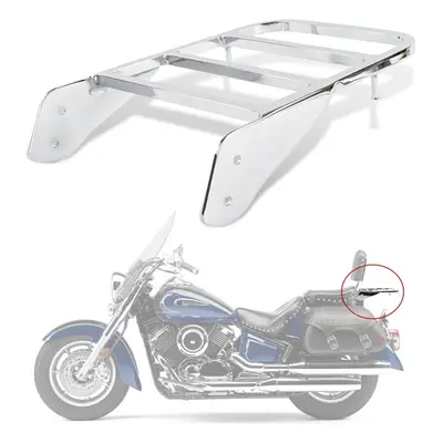 Motorcycle Steel Backrest Sissy Bar Luggage Rack Moto Accessories For Yamaha V-Star 650 Dragstar