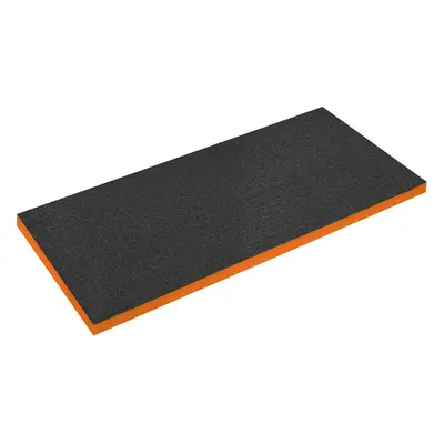 Easy Peel Shadow Foam Toolbox Insert - x x 50mm - Orange / Black