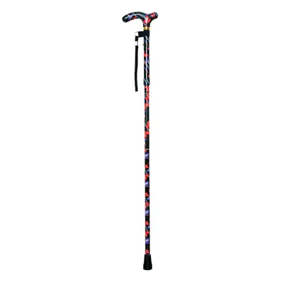 Deluxe Ambidextrous Foldable Walking Cane - Height Settings - Kimono