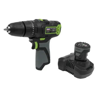 Cordless Hammer Drill Driver Kit - 10.8V 2Ah Lithium-ion Battery - 10mm Chuck