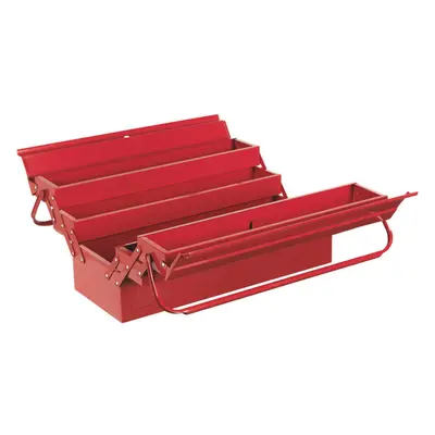 530 x x 220mm Cantilever Toolbox - RED - Tray Portable Tool Storage Case