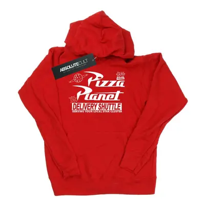 (L, Red) Disney Womens/Ladies Toy Story Pizza Planet Logo Hoodie