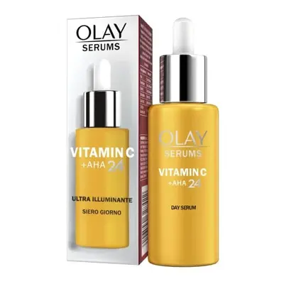 Olay Vitamin C + AHA24 Day Gel Serum With Vitamin C, AHA & Niacinamide For Bright And Even Skin 