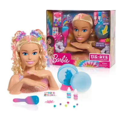 JP Barbie Multicolour Deluxe Blonde Tie Dye Styling Head