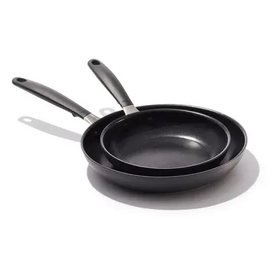 OXO Good Grips 8"" and 10"" Frying Pan Skillet Set 3-Layered German Engineered Nonstick Coating 