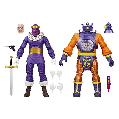 Marvel Legends Series Baron Zemo and Arnim Zola Captain America Villains Comics Collectible 6-In