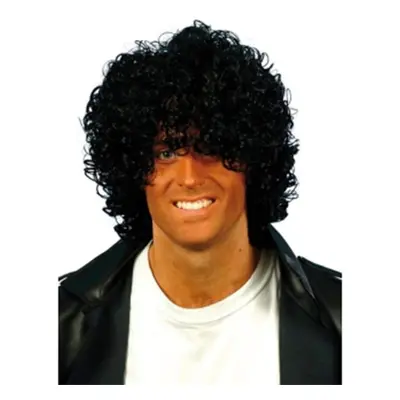 Smiffy'S Afro Wig Black Curly Wet Look