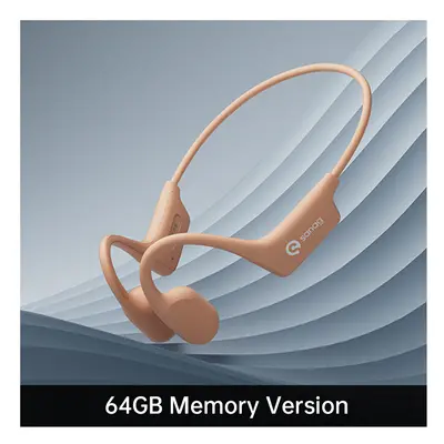 (64GB Orange) Sanag A30S AirRun Wireless Bluetooth 5.3 Earphone Open Ear Air Conduction