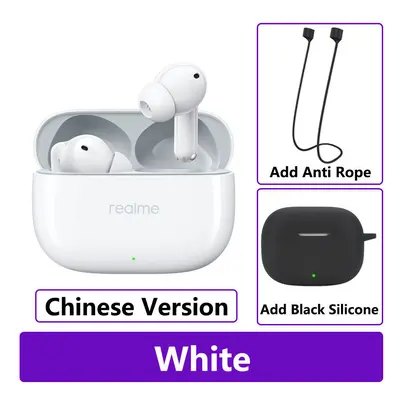 (CN White n Black) New Realme Buds T300 True Wireless Earphone 30dB Active Noise Cancelling