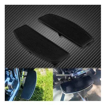 (Floorboards) Motorcycle Rider Driver Floorboards Foot Boards Inserts Footpeg Pedal For Harley T