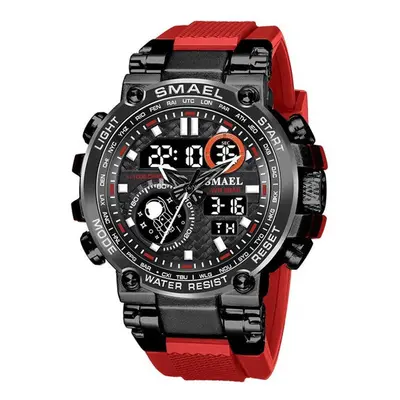 (red, With Package) Smael Men Watch Digital Waterproof Clock Men Army Military Watches Led Men&a