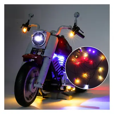 DIY LED Light Lighting Kit ONLY For LEGO Creator Expert For Harley Davidson