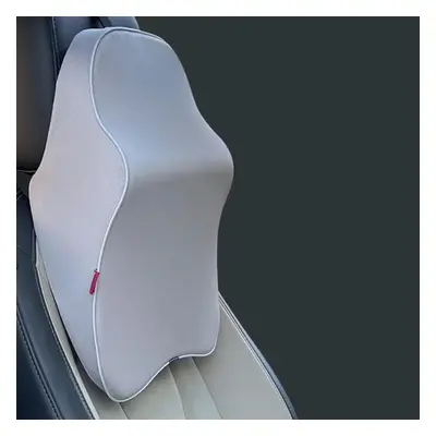 (1pcs E neck) Knit Car Neck Pillow Seat Headrest Support Memory Foam Pillow Auto Headrest