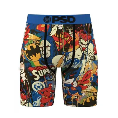 Justice League 886268-xxlarge-4 DC Comics Squad PSD Boxer Briefs - Multi Color - 2XL