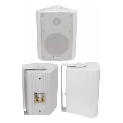 QUALITY 6.5" 120W White Background HiFi Speaker 100V & 8ohm Wall Mount Bookshelf