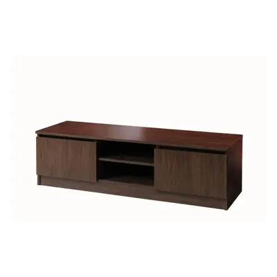 Modern TV Unit 120cm Media Cabinet Doors + Shelf Wenge Turin