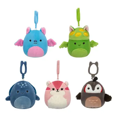 Squishmallows Original Clip 5-Pack - Boyle Fruit Bat Dianalee Chipmunk Theodore Roadrunner Earli