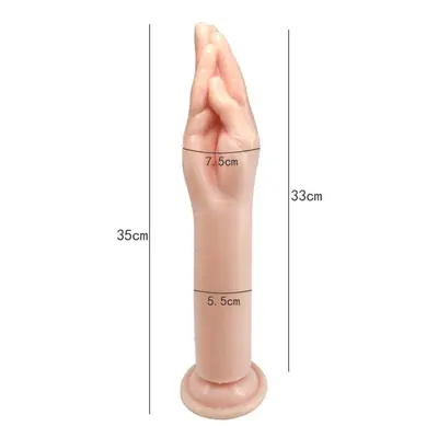 (B Flesh) Anal Plug Hand Touch Fist Dildo Sex Toys For Women G-spot Simulation Female Vaginal Ma