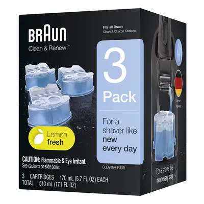 Braun Replacement Cartridges for Electric Shaver, Pack of