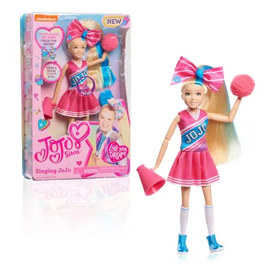 JoJo Siwa Inch Singing Doll Sings High Top Shoes Pink Cheerleading Outfit and Accessories Kids T