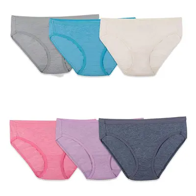 Fruit Of The Loom Women's Beyondsoft Panties Bikini-Cotton Blend-6 Pack