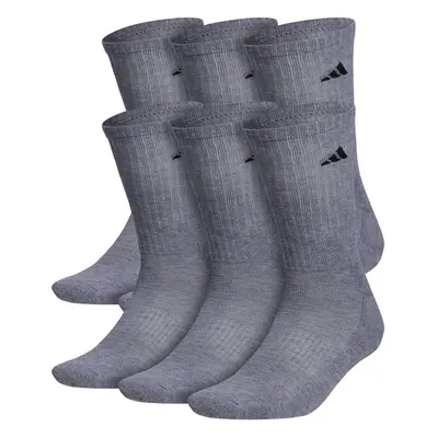 adidas Men's Athletic Cushioned Crew Socks with Arch Compression for a