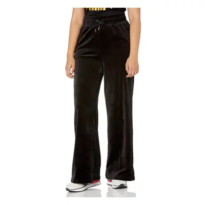 PUMA Women's Her Velour Wide Pants Cotton Black Large