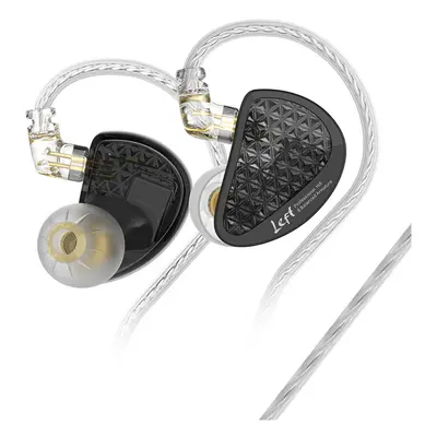 (AS16pro Black NO Mic) KZ AS16 Pro In Ear Wired Earphones 16BA Balanced Armature HIFI Bass Monit