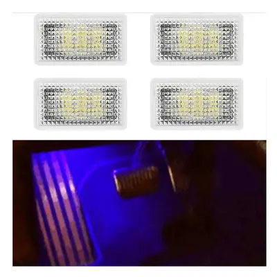 (8PCS, blue) For Tesla Model Y X Ultra-bright Interior LED Lighting Bulbs Kit Accessories