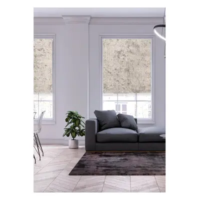 (Taupe, cm Width x cm Drop) VELVET CRUSHED ROLLER BLIND